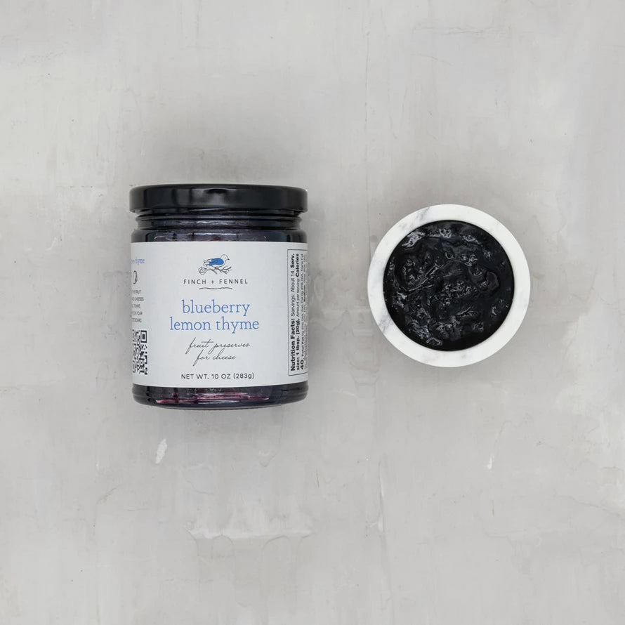 Blueberry Lemon Thyme Fruit Preserves for Cheese