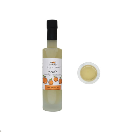 Peach Barrel Aged White Balsamic Vinegar