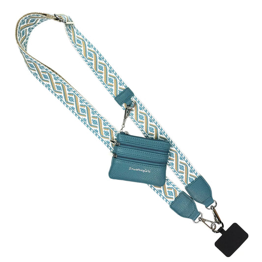 Clip & Go Strap w/Zippered Pouch XOXO